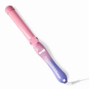 lot 47354 image: The Beachwaver Co. B1.25 Rotating Curling Iron - Pink Sunset  Automatic 1 14-Inch Ceramic Curling Iron - Larger Barrel Size for Medium-to-Long Hair  Auto-Shut Off, Travel-Friendly, Dual Voltage - Retail $99