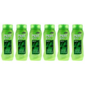 lot 47370 image: PERT 2 in 1 Complete Clean Shampoo and Conditioner - Mens Shampoo for Daily Use - Hair Conditioner for Men - Removes Dirt, Oil, and Build Up - 6 pc - Retail $30