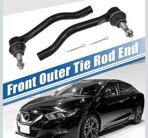lot 47385 image: 2pcs Front Outer Tie Rod End Links Suspension Steering Tie Rod End ES800357 ES800358 for Nissan Altima 2007-2015 for Nissan Maxima 2009-2018 - Retail $25