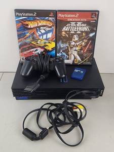 lot 49 image: Sony PlayStation 2 SCPH-39001 Console Bundle with Games Controller Memory Card