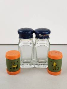 lot 116 image: Vintage Salt & Pepper Shaker Lot St. Labre Indian School