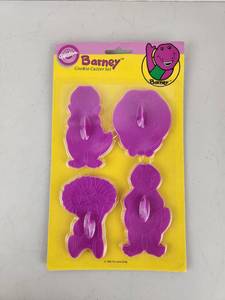lot 180 image: Wilton Barney Cookie Cutter Set 4-Piece