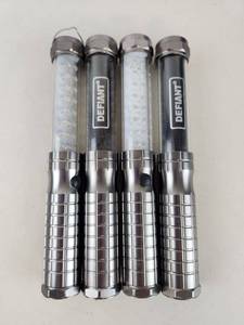 lot 266 image: Defiant LED Flashlight 4-Pack with Handles