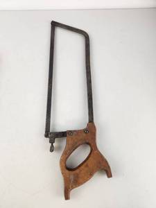 lot 281 image: Vintage Hacksaw with Wood Handle