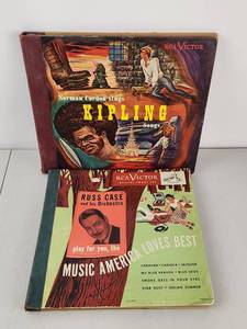 lot 331 image: Record Lot RCA Victor Norman Cordon sings Kipling Songs Musical Smart Set 2-Album Set