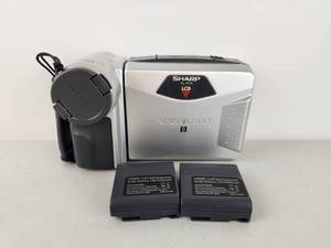 lot 333 image: Sharp VL-A110 Viewcam 8mm Video Camera LCD with 2 Batteries