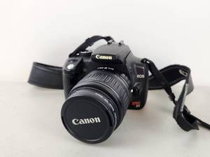 lot 337 image: Canon EOS Digital Rebel XT DSLR Camera with EF-S 18-55mm Lens