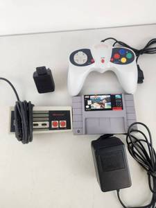 lot 344 image: Nintendo SNES Lot Bass Masters Classic with Controllers and RF Adapter