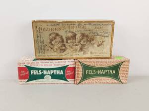 lot 363 image: Vintage Soap Lot Crofts & Reed Childrens Choice Soap and Fels-Naptha Soap Lot