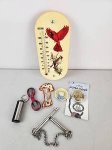 lot 367 image: Acu-Rite Thermometer with Bird Design and Accessory Lot