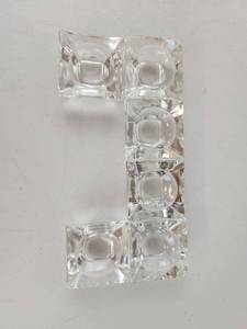 lot 377 image: Vintage Clear Glass Open Salt Cellars