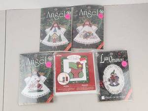 lot 442 image: Vintage Counted Cross Stitch Christmas Ornament Kits Lot