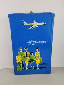 lot 483 image: Vintage The Littlechaps Travel Case by Remco Industries Inc with Accessories