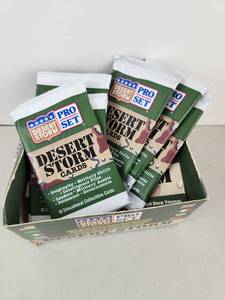 lot 503 image: Desert Storm Pro Set Collectible Cards Lot 7 Packs