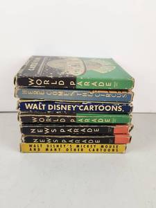 lot 527 image: Disney 8mm Film Lot 7 Reels World Parade Cartoons Mickey Mouse