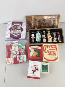 lot 602 image: Christmas Ornament Lot United States Postal Service Hallmark&nbsp