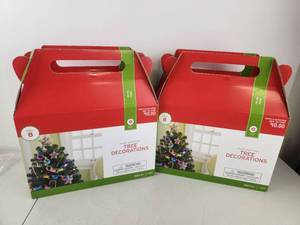 lot 610 image: Make-Your-Own Tree Decorations Craft Kit Ages 6 1 Kit Lot of 4