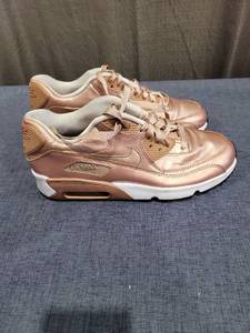 lot 795 image: Nike Air Max 90 Rose Gold White Black US 6.5Y