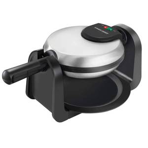 lot 829 image: Black & Decker WM1404S Stainless Steel Rotary Waffle Maker