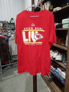 lot 869 image: Super Bowl LIV Kansas City Chiefs T-Shirt Size 3XL