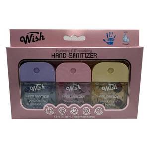 lot 882 image: Wish Hand Sanitizer Spray 1.2 Fl Oz 3Pack (35ml)