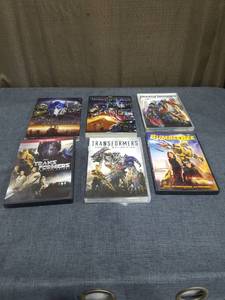 lot 890 image: Transformers DVD Collection 5-Movie Lot