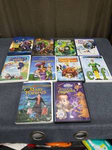 lot 891 image: Lot of 10 DVDs Disney, DreamWorks Animated Films