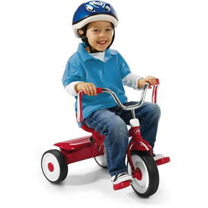 lot 922 image: Radio Flyer Ready to Ride Folding Trike Fully Assembled  Red