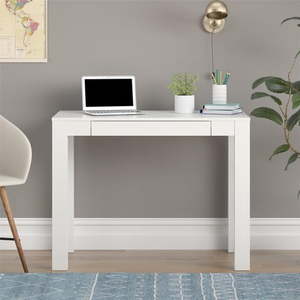 lot 931 image: Mainstays Parsons Desk, White New In Box