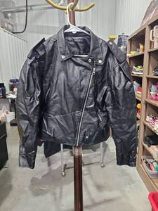 lot 954 image: Love Tree Black Moto Jacket Size Unknown