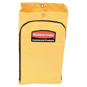 lot 11115 image: Rubbermaid Commercial Yellow Vinyl Replacement Bag 1966719