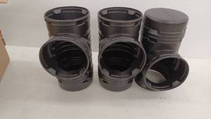 lot 11124 image: Normandy Products Co. Plastic Sewer & Drain Fittings, 6in Blind Tee. 3 Pack