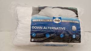 lot 11161 image: Sealy Sterling Collection Down Alternative King Pillow 2-Pack