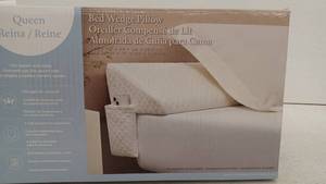 lot 11165 image: Bed Wedge Pillow Queen Size 59in x 10in x 6in