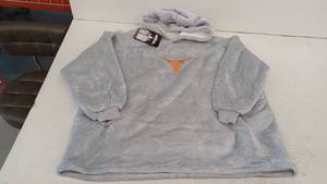 lot 11209 image: University of Texas Longhorns Gray Hoodie Snuggler, One Size