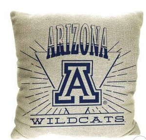 lot 11213 image: NCAA Arizona Wildcats 26x26 Women Tapestry Pillow, 2 Pack