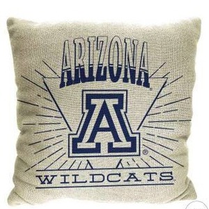 lot 11214 image: NCAA Arizona Wildcats 26x26 Women Tapestry Pillow, 2 Pack
