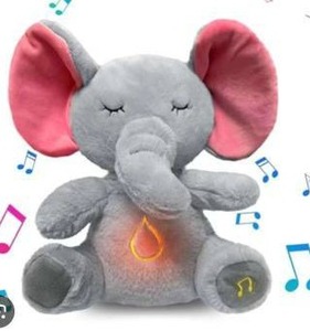 lot 11225 image: Anxiety Relief  Sleeping Plush with Realistic Breathing Motion & Soothing Music & Lights
