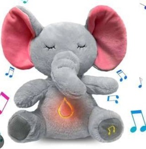 lot 11239 image: Anxiety Relief  Sleeping Plush with Realistic Breathing Motion & Soothing Music & Lights