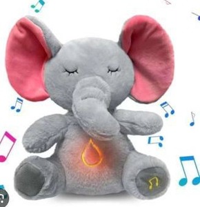 lot 11244 image: Anxiety Relief  Sleeping Plush with Realistic Breathing Motion & Soothing Music & Lights