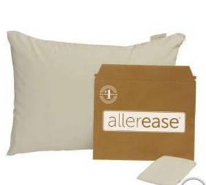 lot 11339 image: AllerEase Zippered Allergy Pillow Protector, 2-Pack