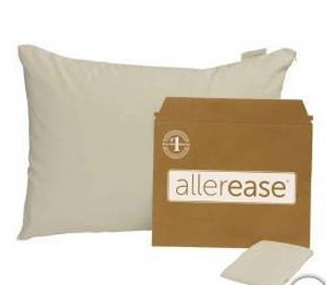 lot 11340 image: AllerEase Zippered Allergy Pillow Protector, 2-Pack
