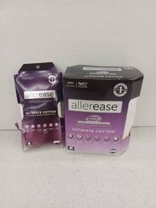 lot 11374 image: AllerEase Ultimate Cotton Zippered Pillow, Standard size &  Mattress Protector, Twin