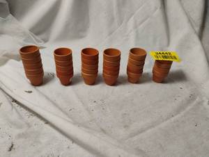 lot 34442 image: Miniature plant pots