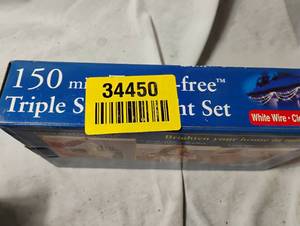 lot 34450 image: Light sets 3 boxes