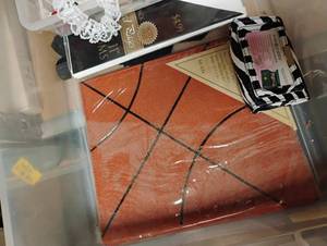 lot 34475 image: Misc memory albums and ribbon