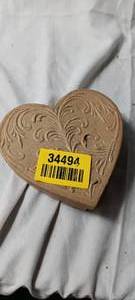 lot 34494 image: heart shape box