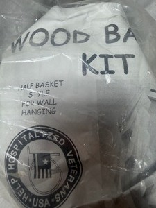 lot 34315 image: wood basket KIt