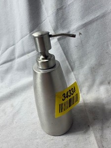 lot 34334 image: stainless steel soap dispenser