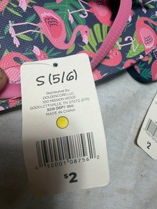 lot 34339 image: Paris Blues size 56 and 23 women flip flops